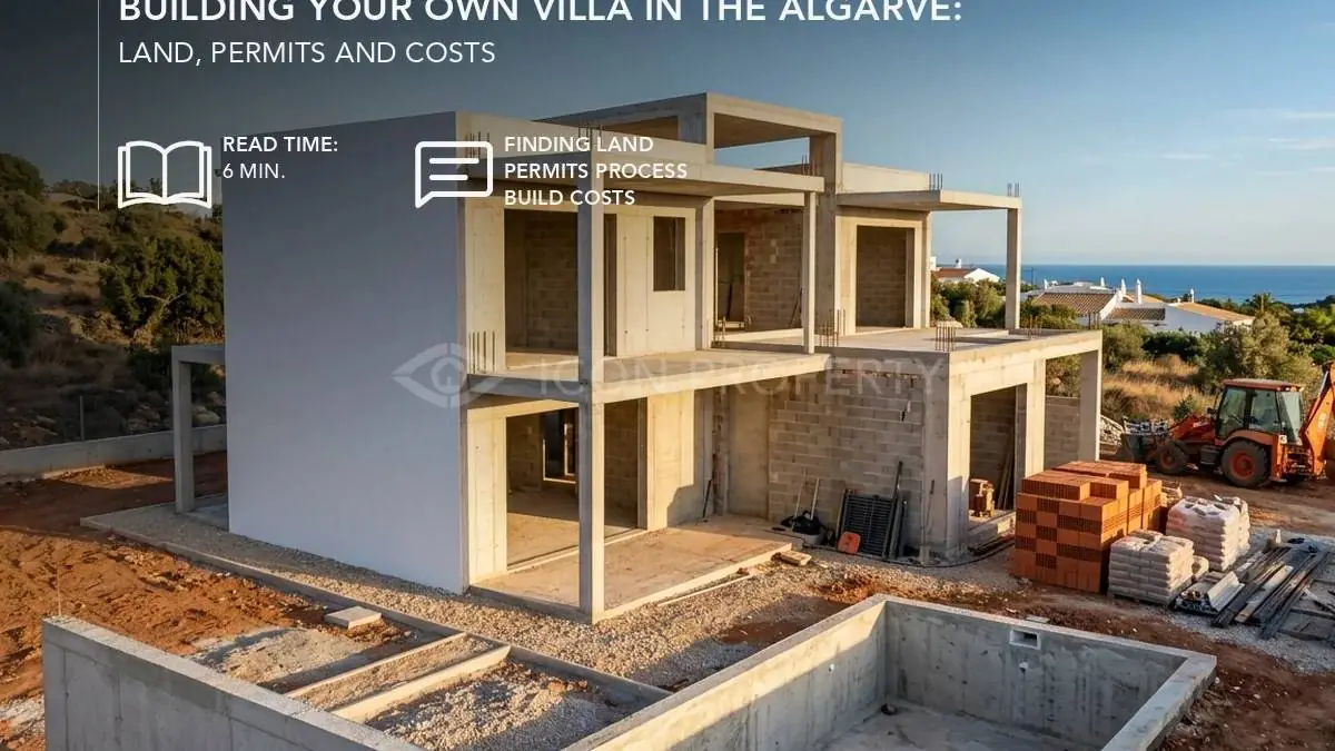 Die eigene Villa an der Algarve bauen: Grundstück, Genehmigungen und Kosten