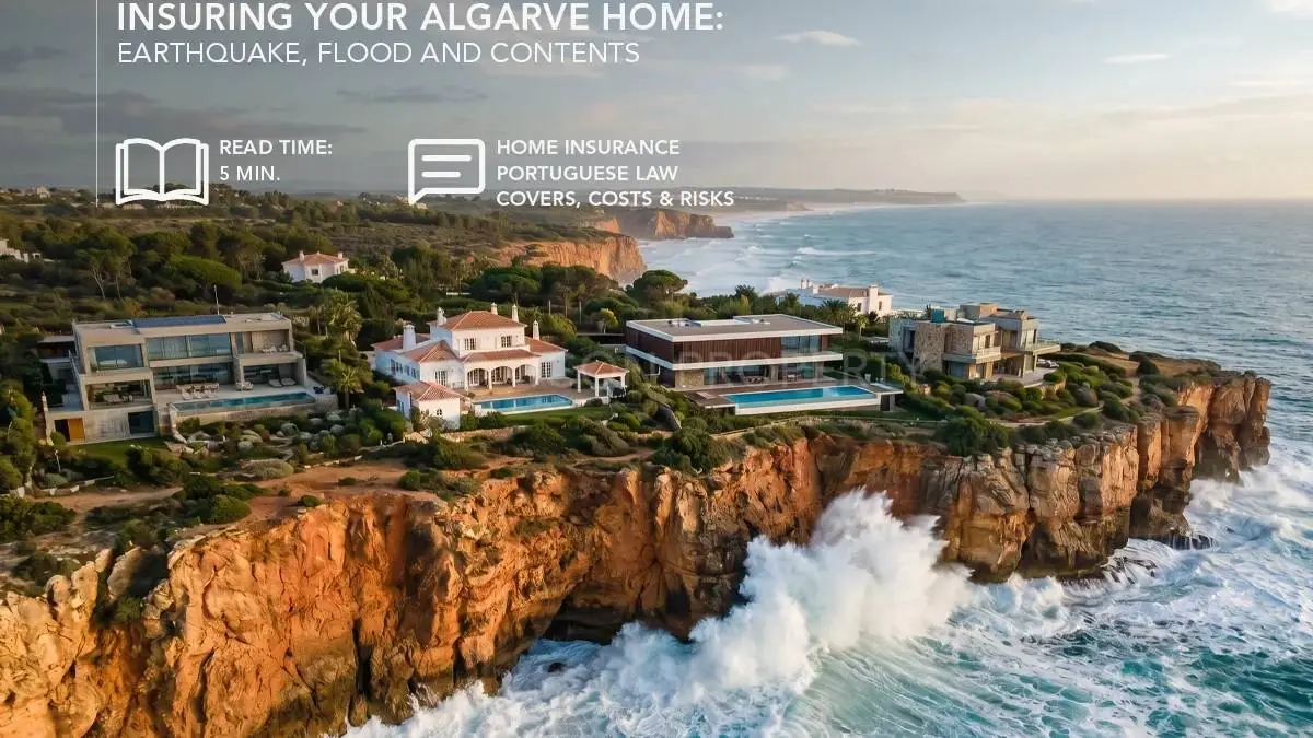 Ihr Zuhause an der Algarve versichern: Erdbeben, Überschwemmung und Hausrat